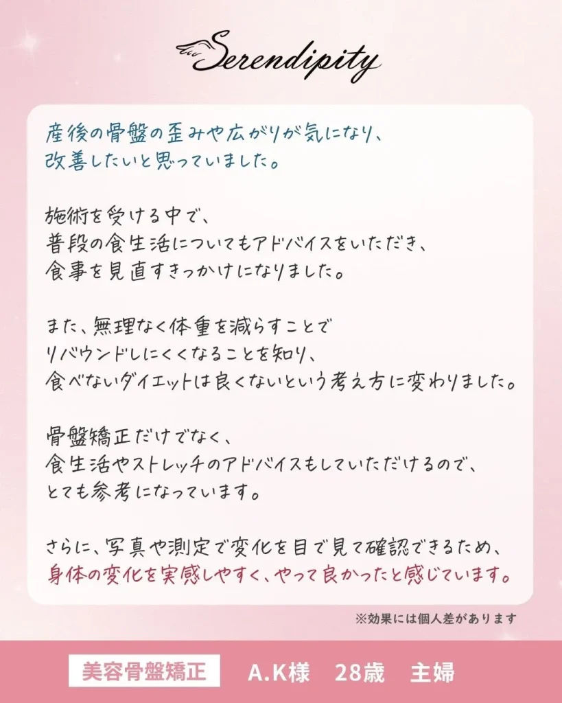 A.K様（28歳主婦）のお客様の声