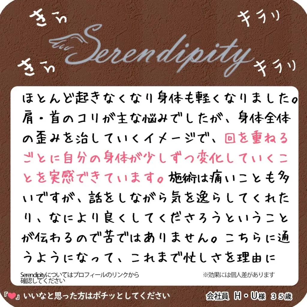 H.U様（35歳・会社員）のお客様の声