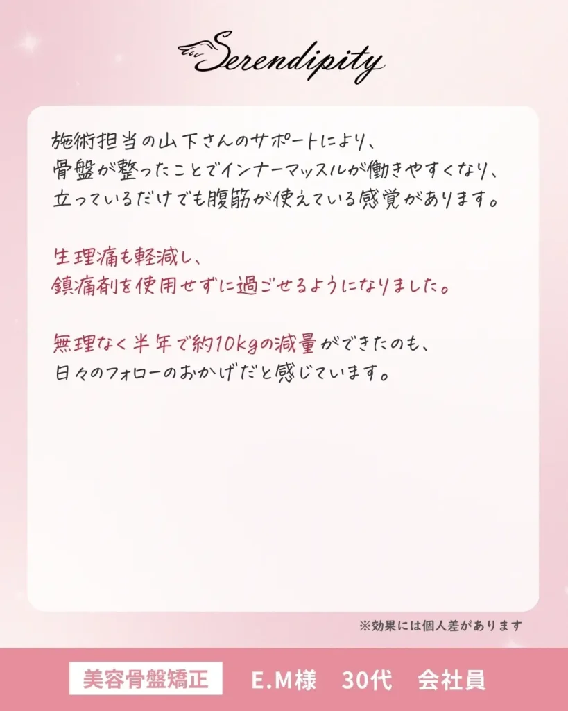 E.M様（30代・会社員）のお客様の声